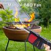 Handheld Electric BBQ Fan Air Blower Grill Outdoor Portable Hand Barbecue Accessories for Charcoal Fireplace Picnic Camping Tool