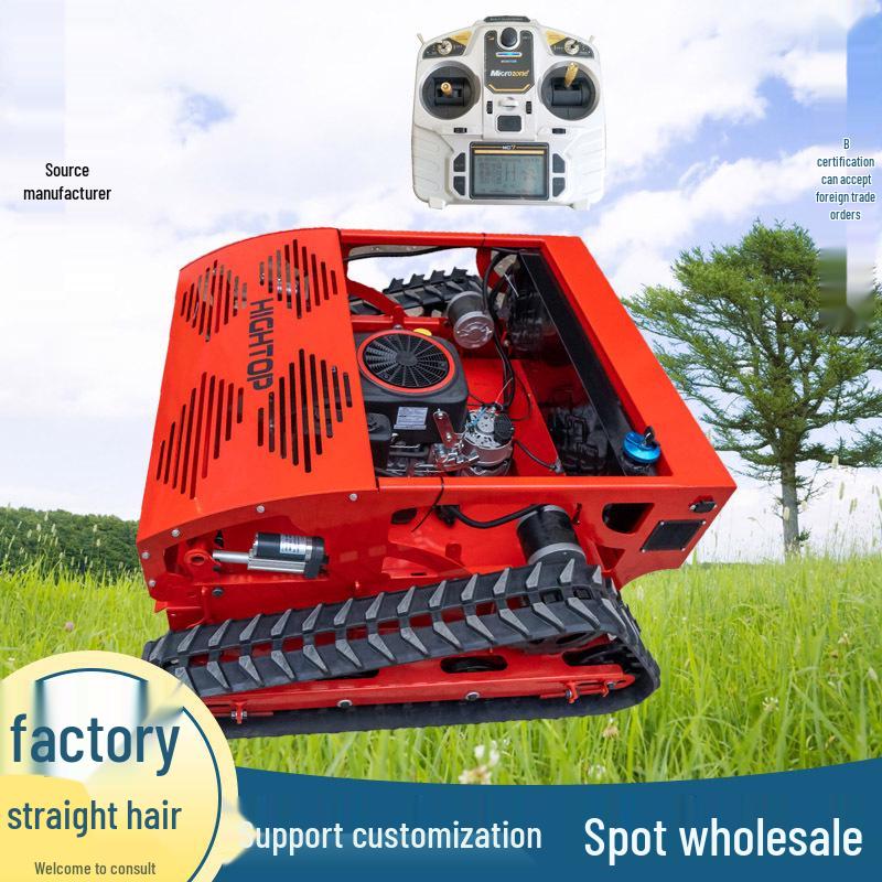 HT850 Smart Tracked Remote Control Lawn Mower