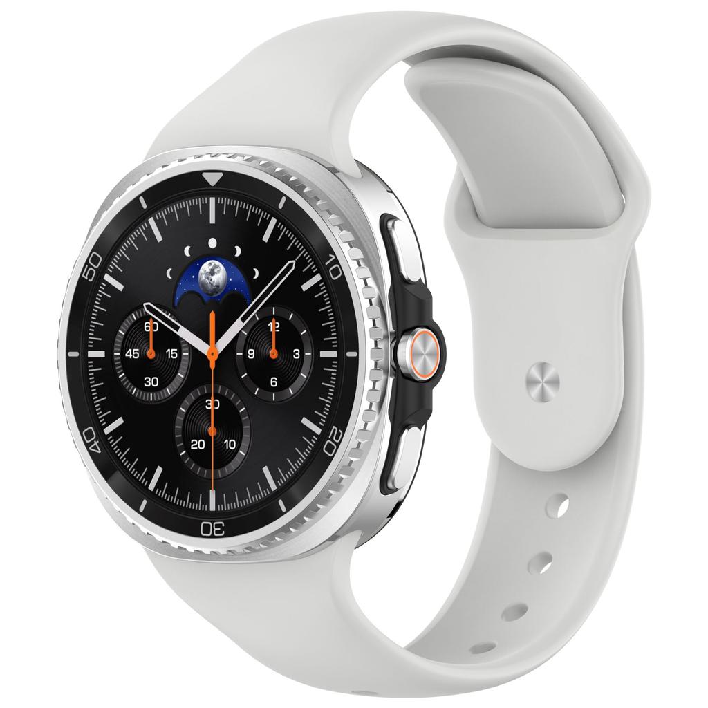 Спортивный силиконовый ремешок для Samsung Galaxy Watch 8 Classic 46 мм без зазоров Оригинальный ремешок для Galaxy Watch 8 44 мм 40 мм Аксессуары