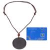 Volcanic Stone Pendant Fashionable Negative Ion Energy Stone Pendant Necklace for Health Care