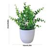 Artificial Foliage Plant Realistic Multipurpose Plastic Fadeless Vivid Simulation Bonsai Home Garden Wedding Decoration