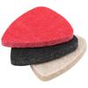 3PCS Wool Felt Material Felt Guitar Picks Mixed Color Ukulele Picks For Practicing