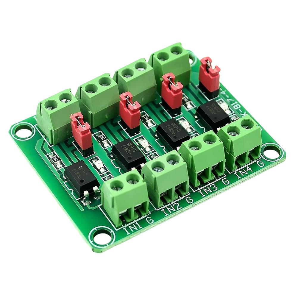 PC817 Optocoupler Isolation Board Voltage Converter Adapter Module 2/4/8 Channel Optocoupler Isolation Module DIY Kits