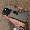 Black Skull Phone Case for IPhone 16 Cases IPhone 15 14 13 12 11 Pro Max Mini XS Max XR X 7 8 Plus SE Plating Silicone Cover
