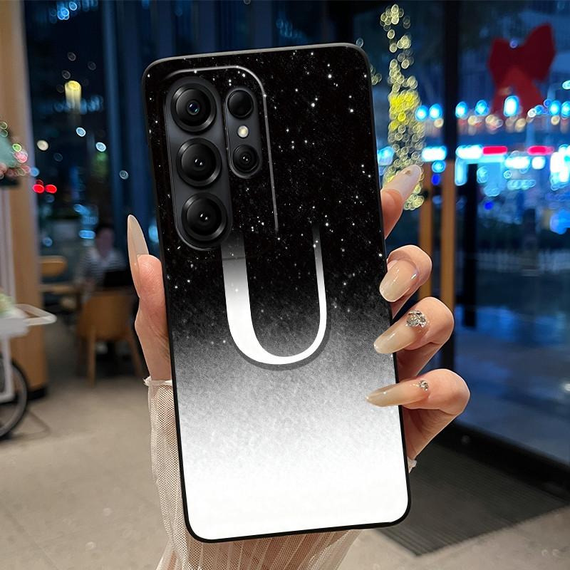 Противоударный Чехол для Телефона с Буквой для Пары Для Doogee Note 56X/56X Pro Мягкий Силиконовый Чехол Для Doogee Note 56X/56X Pro Черная Крышка