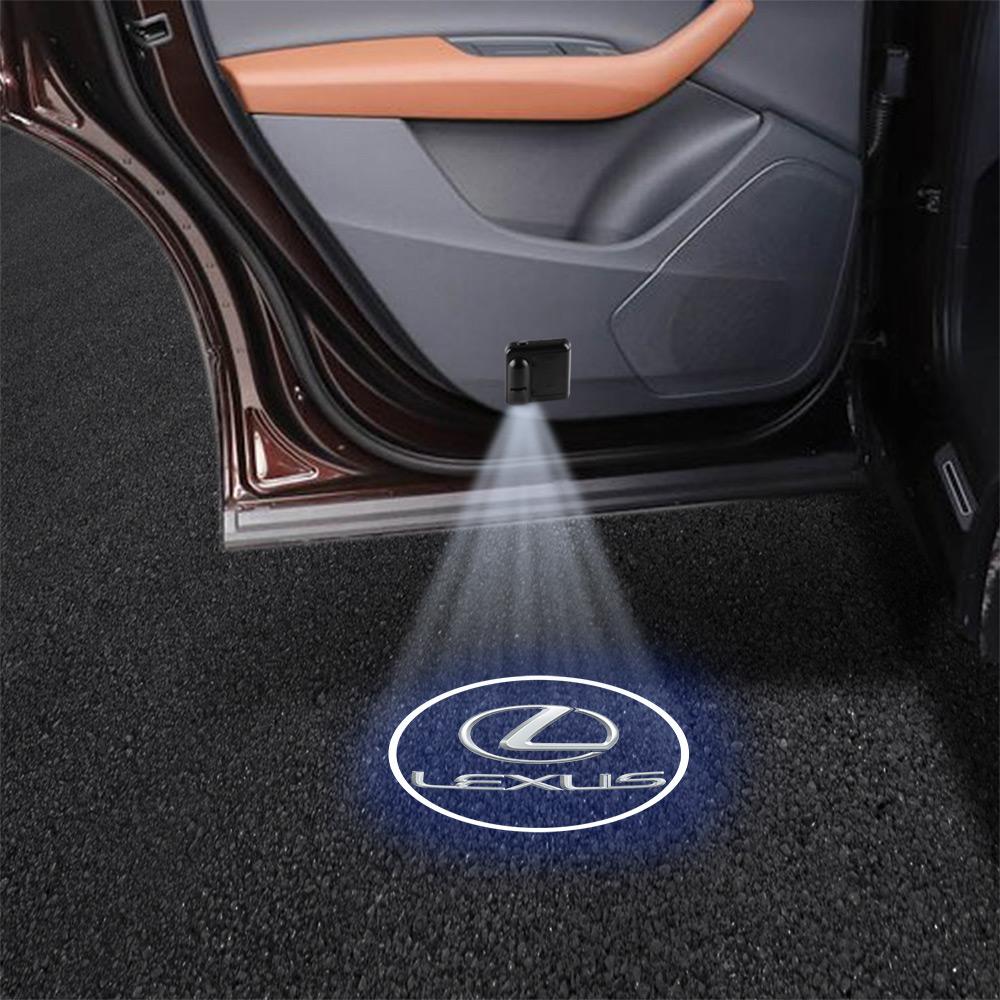 1/2pcs HD Led Welcome Light Car Door Emblem Styling Projector Lamps For Lexus CT200H ES350 GX460 470 IS250 LS460 NX300 RX300 350UY2