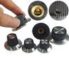 1Pc 6Mm Shaft Effect Pedal Knob Diy Accessories Chrome Top Vintage Guitar Amp Amplifier Knob Arrow Indication Knob
