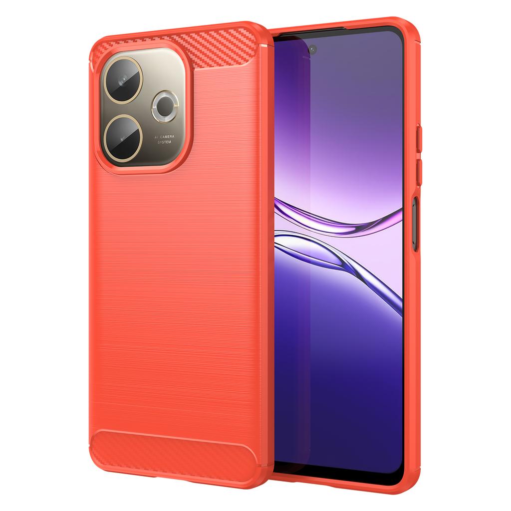 Для Oppo A5 Pro 4G (Глобальный)/5G (Глобальный)/A5 Energy 5G (Китай) Чехол Защитный Чехол для Телефона Текстура Углеродного Волокна Матовый
