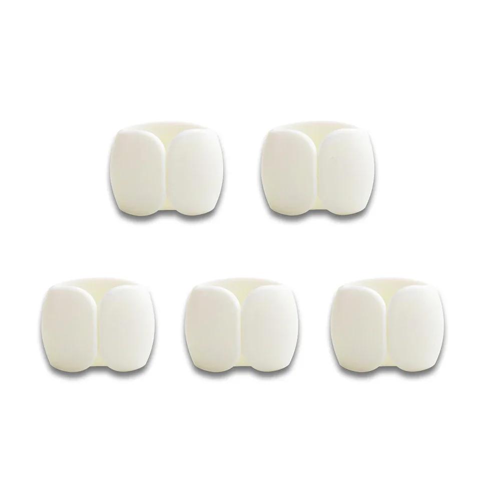 Cable Organizer 1/5Pcs Cable Clip Desk Tidy Organiser Cable Winder Wire Cord USB Charger Cord Holder Organizer Fixed Clasp