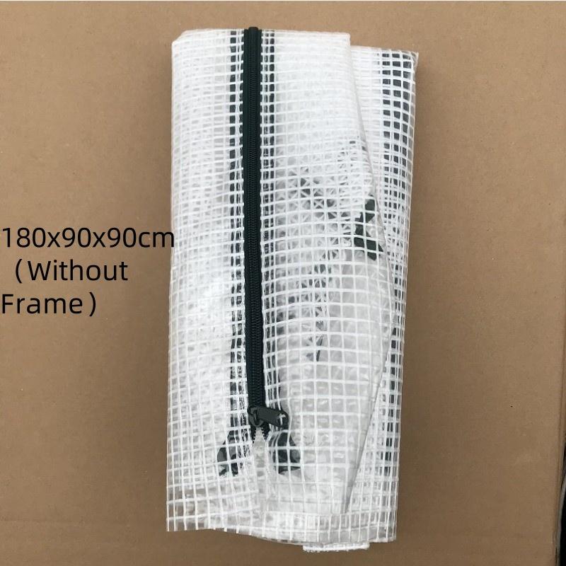 Стойка для цветов из окрашенной стальной трубы в туннельном стиле, переносная теплица для суккулентов, навес для выращивания горшечных растений с теплоизоляцией