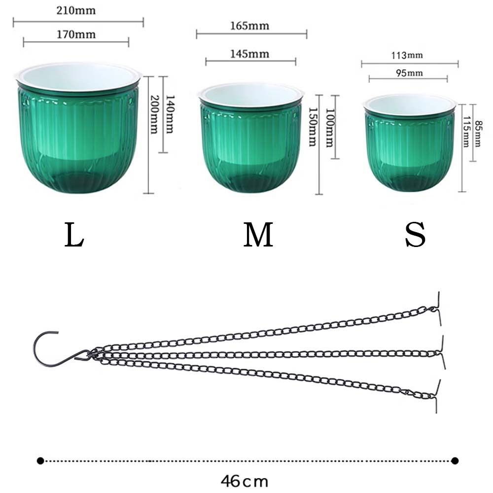 Растения Горшок Цветочный горшок Подвесная корзина Подвесной горшок Утолщенная ваза Зеленый Ананас