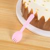 Disposable Plastic Cake Fork and Spoon Set