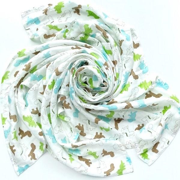 Little Dollfie Newborn Baby Infant Bamboo Cotton Muslin Cotton Inner Swaddle Double Gauze Blanket Bath Towel and Blanket, Korean Baby Products