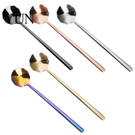 Safe Baby Feeding Utensils 304 Stainless Steel Lace Dessert Spoon, Coffee Stirring Spoon Compact Spoons for Bird Nest Jam Kids, Metal Teaspoon