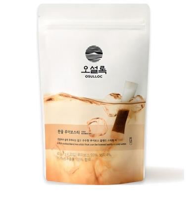 Osulloc Холодный заварной чай ройбуш (20 сумок) – Премиальный травяной чай без кофеина для освежающего увлажнения