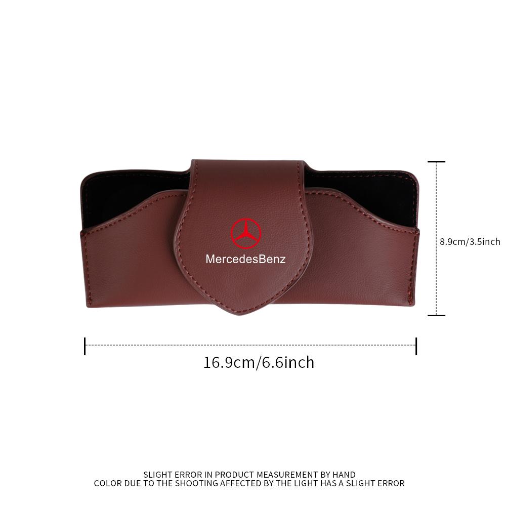 Car Sun Visor Sunglasses Clip Storage Holder Auto Interior Accessories For Mercedes Benz W204 W205 W212 W213 W221 W177 W246 GLA