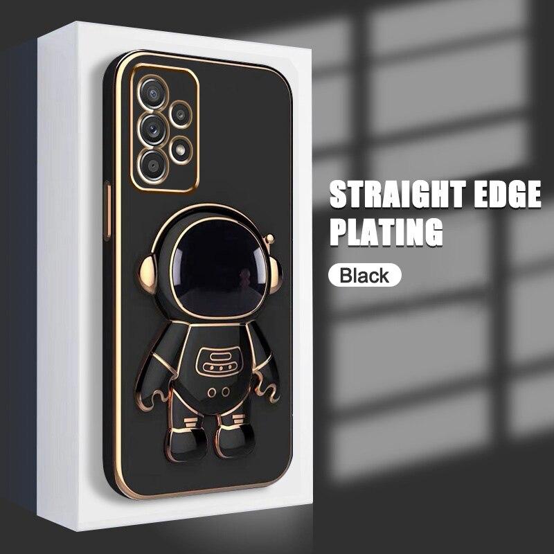 Роскошный чехол-подставка с астронавтом для Samsung Galaxy A53 A73 A13 A52 A72 A32 A22 A23 A12 A51 A71 A52S 5G 4G, держатель для телефона, мягкий чехол
