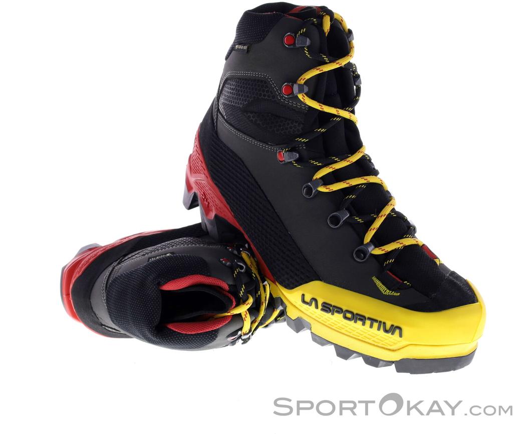 La Sportiva Aequilibrium LT GTX Black Yellow K00Y00 Trekking Shoes