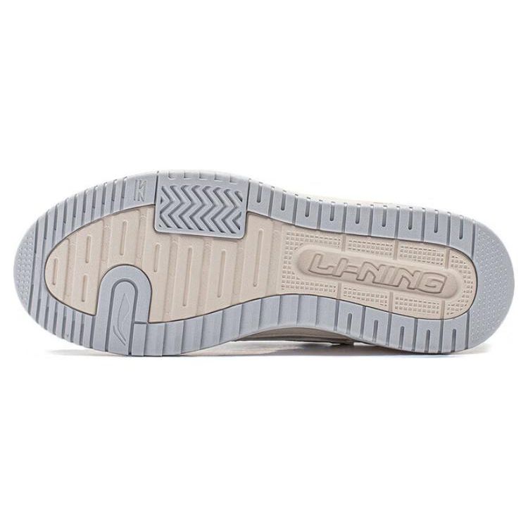 Li Ning Tian Ji 2.0 удобные нескользящие дышащие низкие кроссовки для скейтбординга женские кроссовки белые серые AGCT292-2