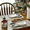 Защитный коврик для обеденного стола, Термостойкий коврик для рождественского ужина, Изоляционная подставка, Праздничное украшение
