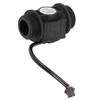 Black Hall Flowmeter Plastic Flow Meter Sensor Flow Measuring Device  Water Heater Equipment