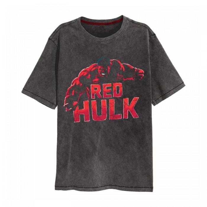 Captain America: Brave New World Unisex Adult Red Hulk Washed T-Shirt