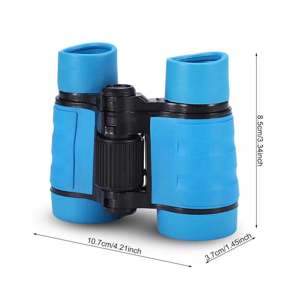 4x30 Увеличение Детский Детский Бинокль для Наблюдения за Птицами на Открытом Воздухе Детский Телескоп Игрушка Подарок Синий