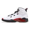Air 6-17-23 GS White Gym Red Kids Sneakers Black 428818-100