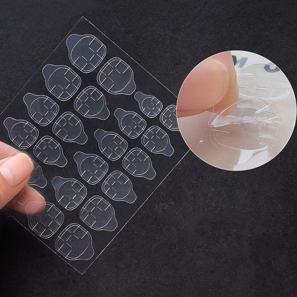 Transparent False Nail DIY Tips Decals Glue Sticker Nail Art Tape Self Adhesive Manicure Extension