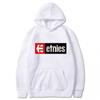 European-American Skateboarding Etnies Trendy Fleece Hoodie, Loose-Fit Plus Size, Outdoor Sports Streetwear.