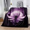 Флисовое одеяло с 3D принтом Game Hollow Knight для кроватей, походов, пикника, толстое одеяло, покрывало, флисовое одеяло