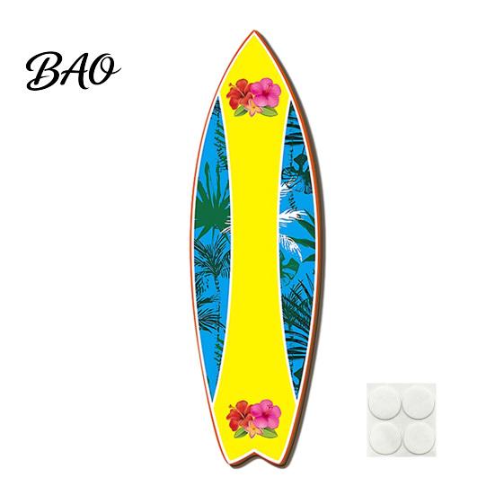 Outdoor Waterproof Sign Hawaiian Surfboard Wall Art, Wooden Tropical Beach Decor Sign, Summer Aloha Theme Hanging Plaque High-density Wood Board