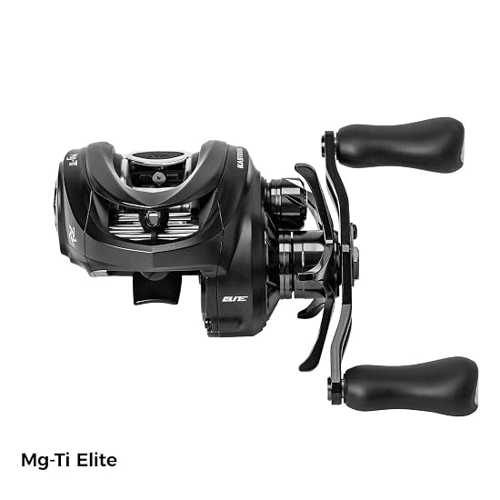 KASTKING Mg-Ti Elite Baitcasting Reel, World's First Titanium Spool, Magnesium Body, Weight approx. 