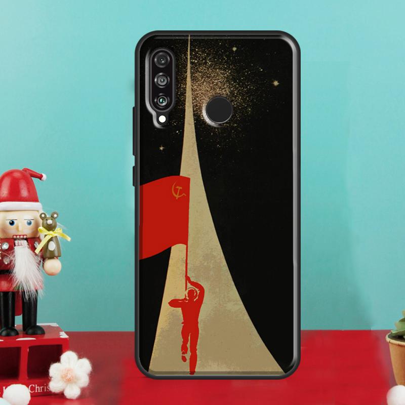 Red Soviet Union USSR Flag For Huawei Nova Y70 Y90 Y60 Y72 Y61 Y91 12s 12i 11i 7i 8i 9 10 SE P60 Pro P30 P40 Lite Case