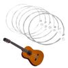 6Pcs Classical Strings Folk Guitar 6 Strings Replacements Set .028-.043 Nylon Core Acoustic Guitar Strings for Guitar