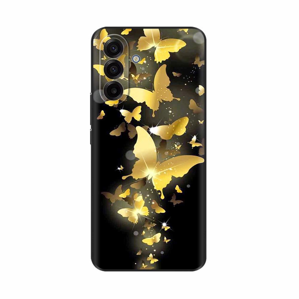 Чехол для Samsung Galaxy A17 Черная TPU задняя крышка Coque Для Samsung A17 5G Чехлы для телефонов SM-A176B A 17 Мягкие силиконовые накладки Fundas