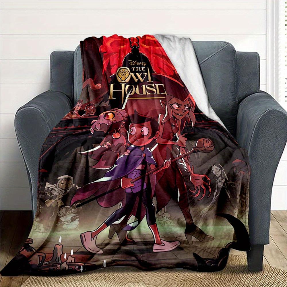 1 шт., Плед Disney «Дом Совы» для Всех Сезонов, Для Гостиной, Путешествий, Кемпинга, Автомобиля