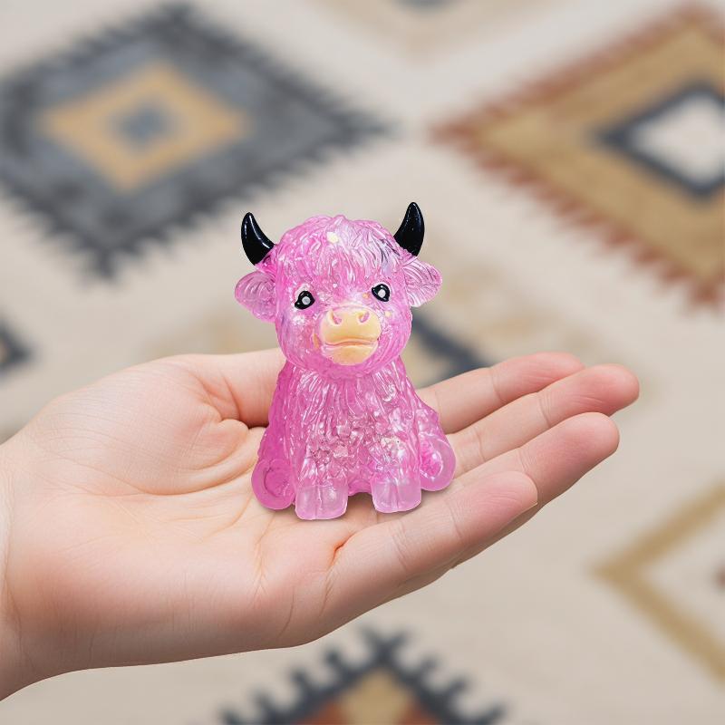 Сквиши Сахарная Корова Игрушка-Сжималка Кавайная Корова Растягивающаяся Медленно Поднимающаяся Игрушка-Антистресс Для Взрослых Снятие Стресса Тревоги Подарки