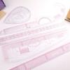 6pcs DIY Curve Ruler PVC Drawing Template Tool Kits Measure Tailor Ruler  Sewing Accessories