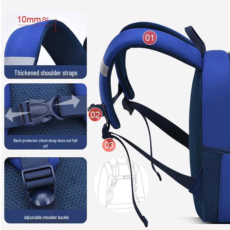 Zhima Baobei 3D Cartoon Lightweight Kids Kindergarten Backpack