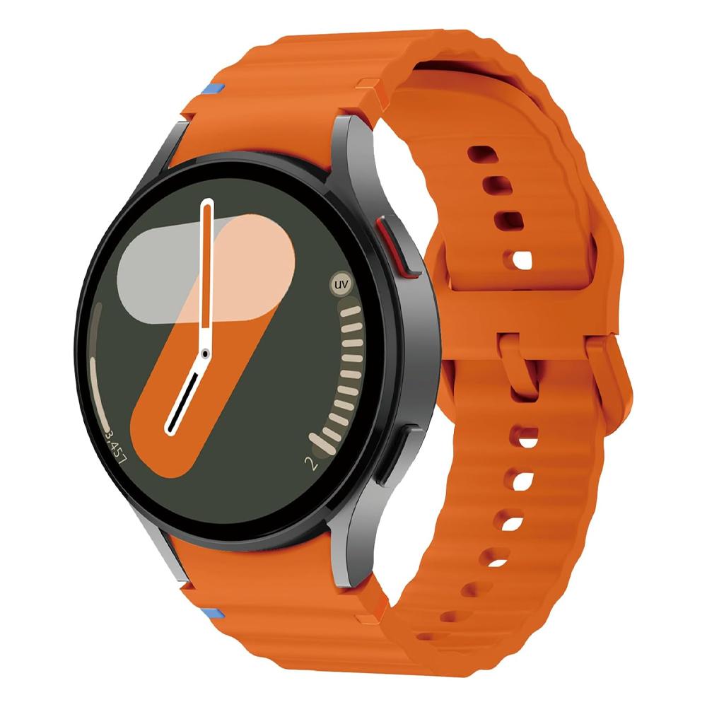 Спортивный ремешок для Samsung Galaxy watch 7/FE/4/5/6 classic/5 Pro 40 44 мм Без зазоров correa bracelet силиконовый ремень ремешки Galaxy watch 7