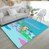 Wow! Wow! Wubbzy Personalized Text Floor Mat Suitable for Game Room Playrooms Foyer Hallway Anti-slip Rug Decorate Offices Gift for Festivals