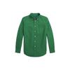 Polo SS23 Logo Embroidered Solid Color Casual Long Sleeve Shirt Kids Shirts Green 323858909-013