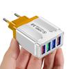 Быстрая зарядка на 4 USB Quick Charge 3.0 Быстрая USB-зарядка от сети Портативное мобильное зарядное устройство Адаптер QC 3.0 для Xiaomi IPhone X Вилка EU US
