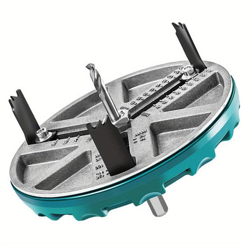 Регулируемый многофункциональный универсальный открыватель отверстий Диаметр отверстия для деревообработки Регулируемый открыватель Диаметр кольцевой пилы 45 мм-130 мм