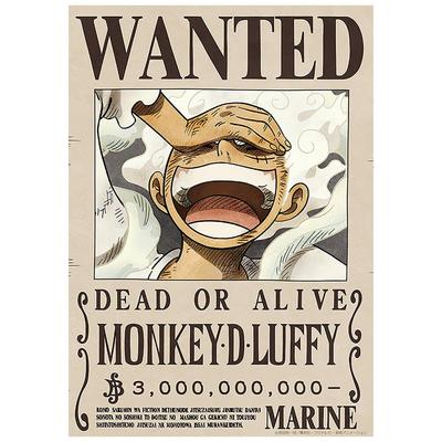 Официальный плакат Wanted из ONE PIECE Настенный Изготовлен из 42 см x 3 миллиарда Наклейка, Япония, 29,7 см (op-441 Луффи, награда)