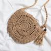 New Versatile Tassel Straw Bag Shoulder Messenger Bag Handmade Hollow Woven Bag Women's Bag Seaside Vacation Beach Bag