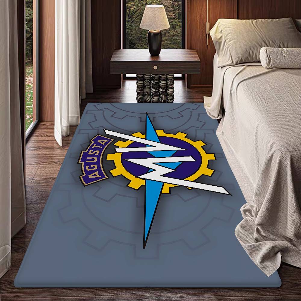 M-MV Agusta Floor Mat Non-Slip Laundry Room Mat Laundry Decor Balcony Child Living Room Bedside Mats