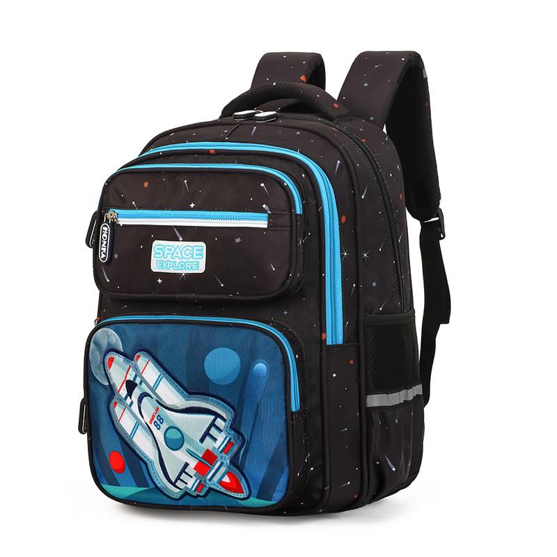 Мультяшный вместительный школьный рюкзак для детей с 1 по 6 класс из дышащей ткани и с удобной посадкой
