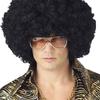 Черный кудрявый афро парик